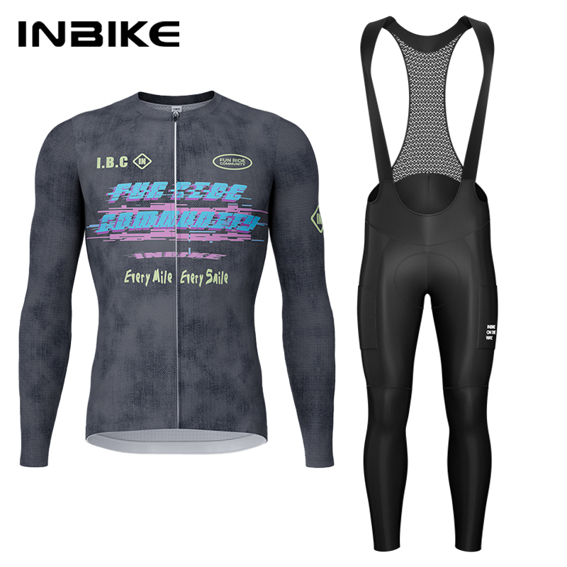 Mountain Biking Pants For Men - INBIKE İlkbahar Sonbahar Bisiklet Seti Bisiklet