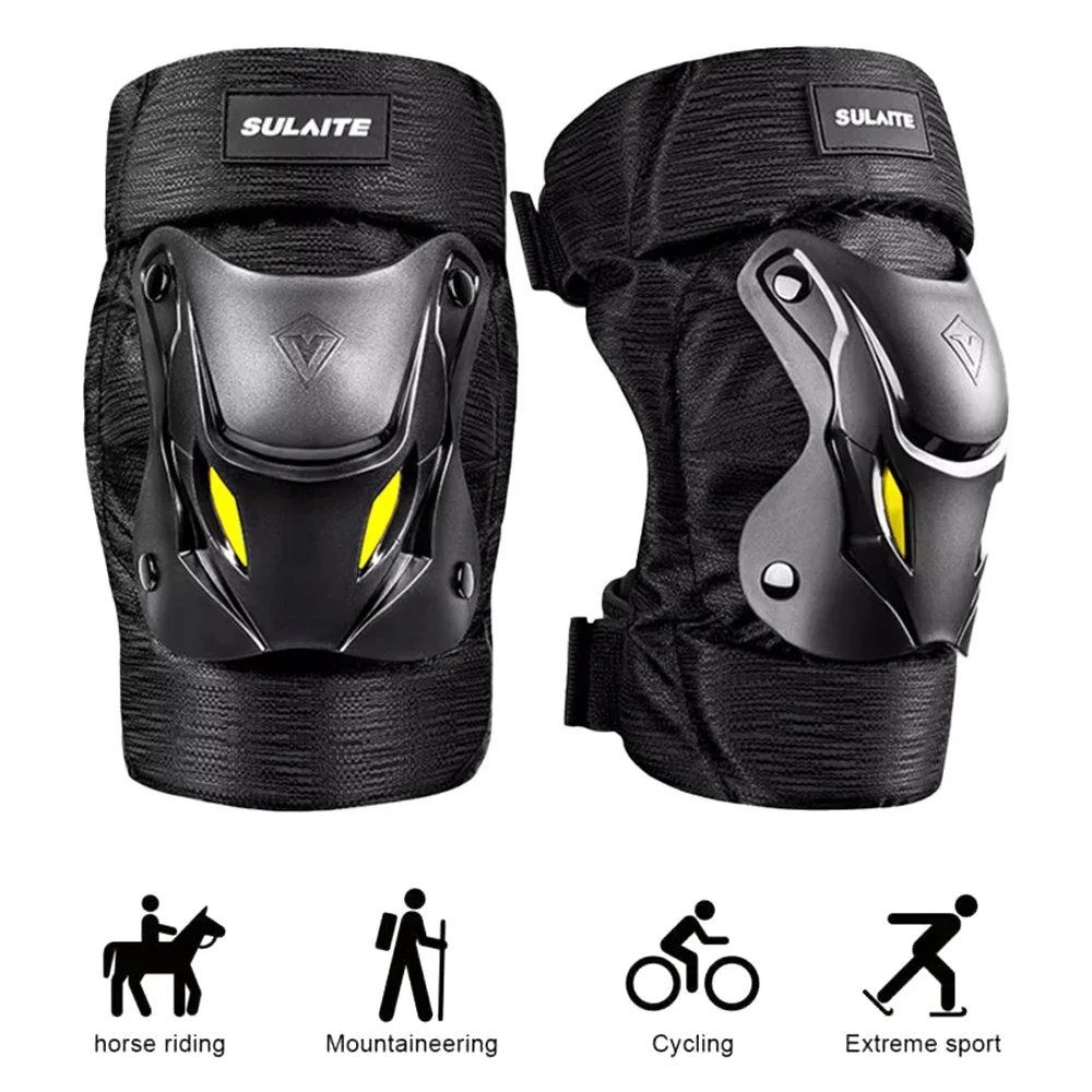 Mountain Biking Knee And Elbow Pads - 1 çift elektrikli bisiklet motosiklet motokros