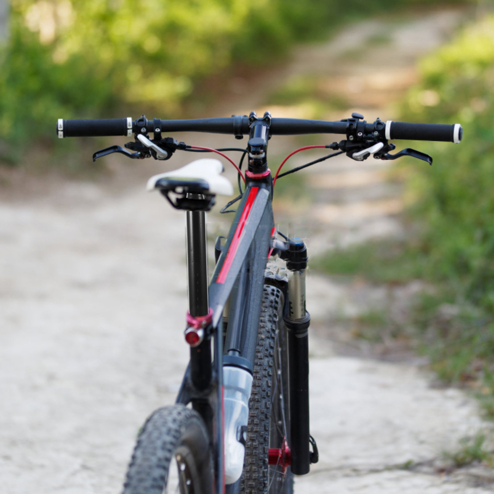 Mountain Biking Track - Yüksek Karbon Çelik Ayarlanabilir Bisiklet Sele