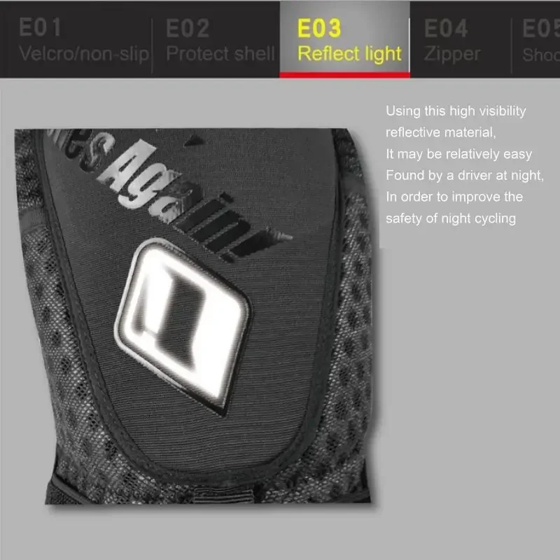 Yaz nefes Motocross diz pedler - Mountain Biking Knee And Elbow Pads incelemesi ve fiyatı
