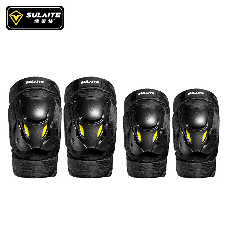 1 çift elektrikli bisiklet mot - Mountain Biking Knee And Elbow Pads incelemesi ve fiyatı