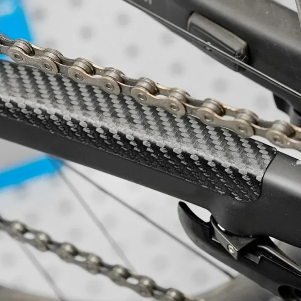 Siyah Karbon Fiber Bisiklet Zi - Chainstay Protector Wrap incelemesi ve fiyatı