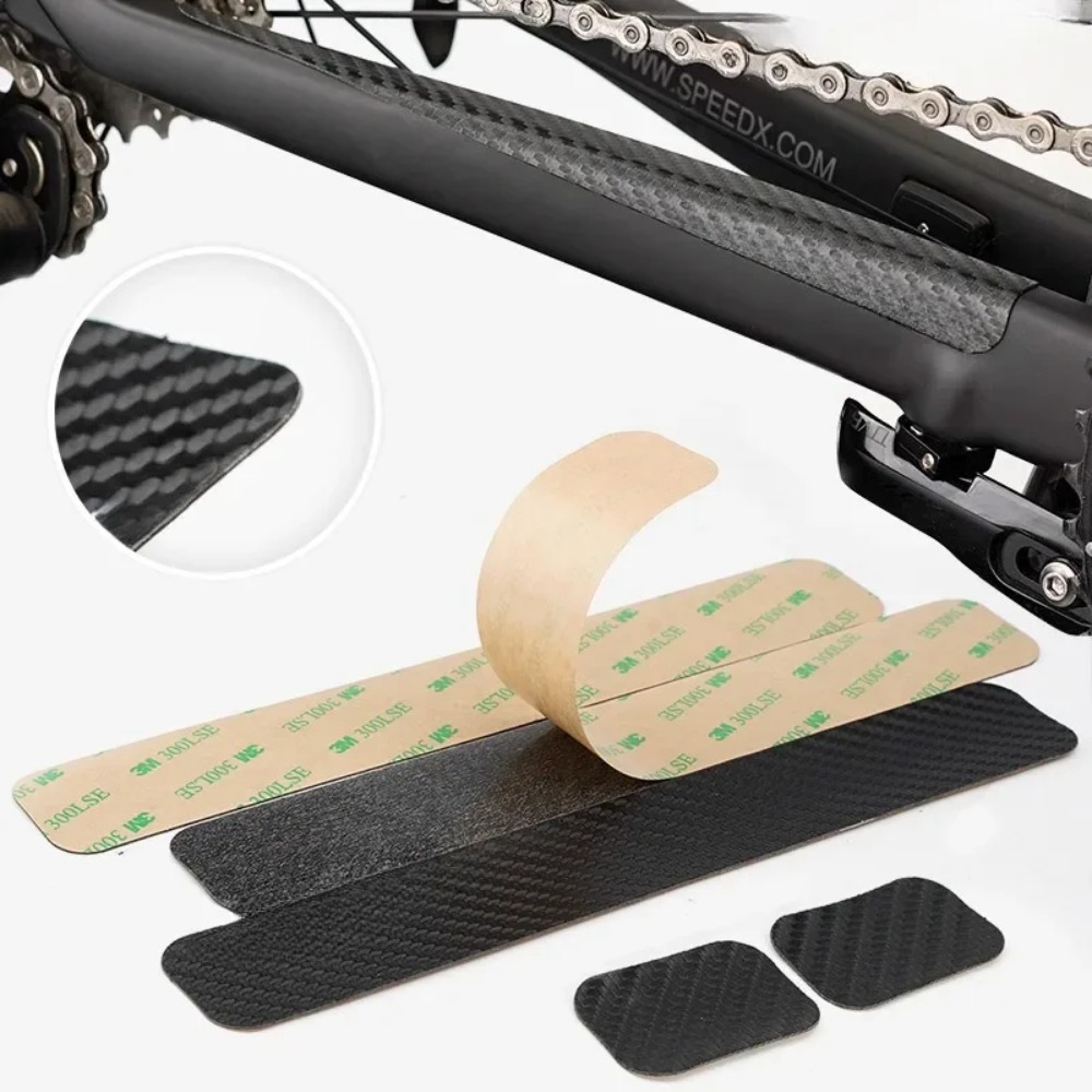 Siyah Karbon Fiber Bisiklet Zi - Chainstay Protector Wrap incelemesi ve fiyatı