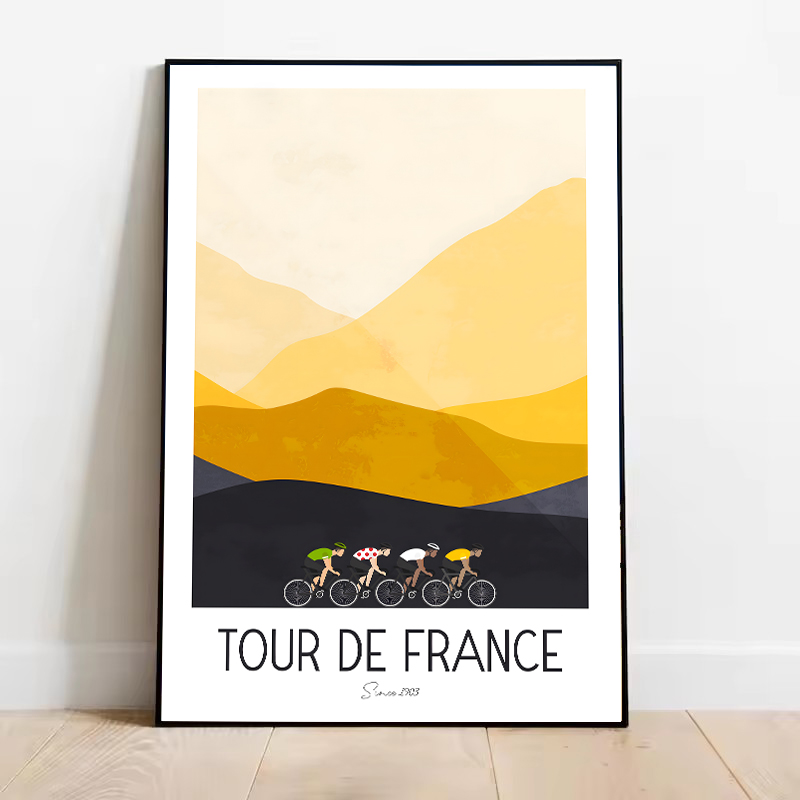 Fransa Dağ Bisikleti Posteri T - Mountain Biking France incelemesi ve fiyatı